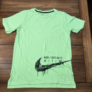 Nike Dry Fit Lime Green Short Sleeve XL